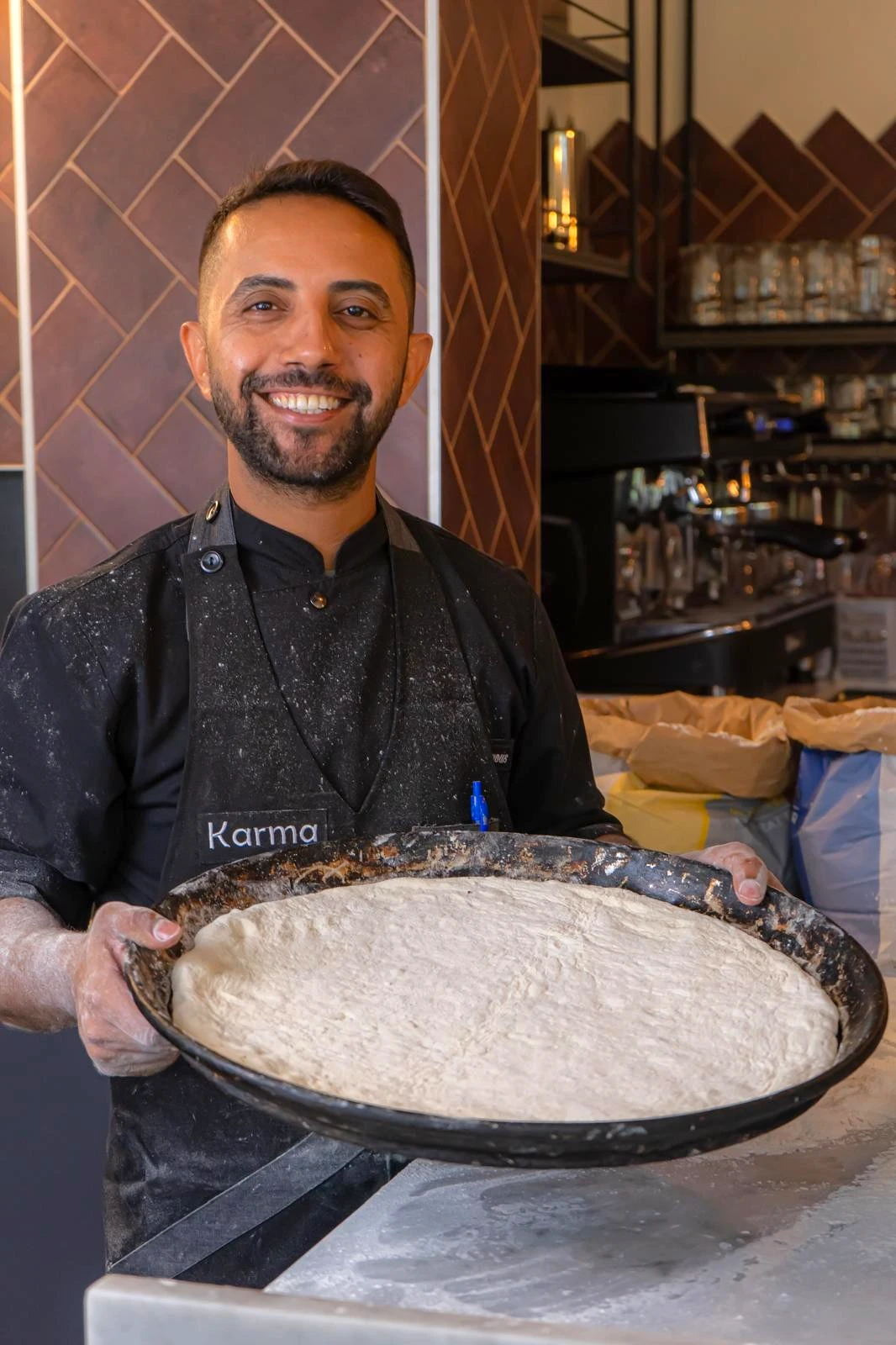 Armanyous Shenouda di Karma Pizza al Trancio